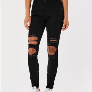 Hollister ripped jeans